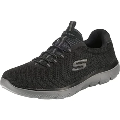 Obrázek Skechers Pánské tenisky Summits Sneaker, Black Mesh Charcoal Trim