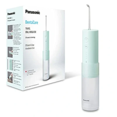 Obrázek Panasonic EW DJ4B G cestovní ústní sprcha, dobíjecí ultrazvukovou technologií, nádržka na vodu 150 ml, rychlé nabíjení za 1 hodinu