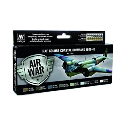 Obrázek Vallejo 071148 barvy sada RAF Coastal COMMAND1939 1945, 8 x 17 ml