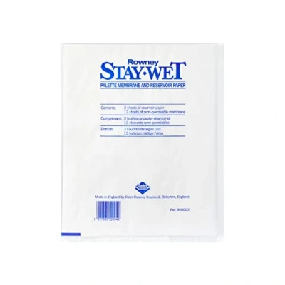Obrázek Daler Rowney náhradní balení pro barevné palety Stay Wet 121900102, průhledné