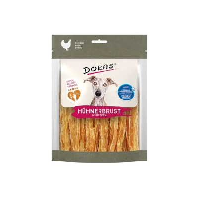 Obrázek DOKAS Animal Welfare Kuřecí prsa proužky 170g