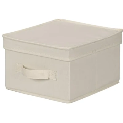 Obrázek Household Essentials Natural Canvas Storage Box, medium