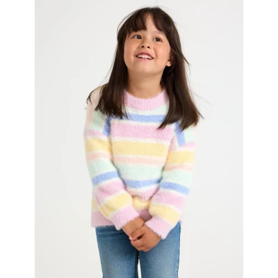 Obrázek Lindex Stripe Svetr pro děti, Velikost: 128, Light pink