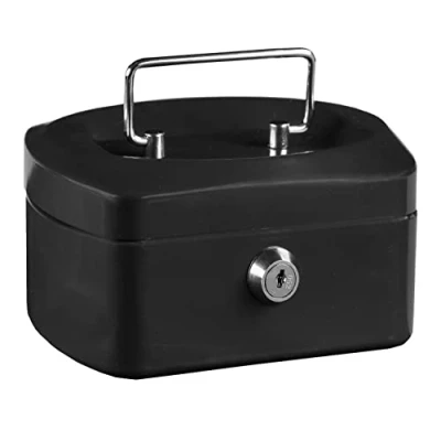Obrázek Idena 50025 kazeta na peníze 6&quot;, velikost 155 x 120 90 mm, barva černá, 1 kus