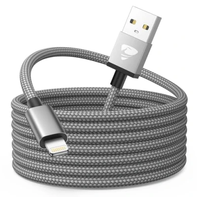 Obrázek nabíjecí Kabel iPhone, Lightning 3M iPhone MFi certifikovaný rychlonabíjecí Nylon Fast USB Pro 14 13 12 11 Max Mini XS XR X 8 7 6 6s