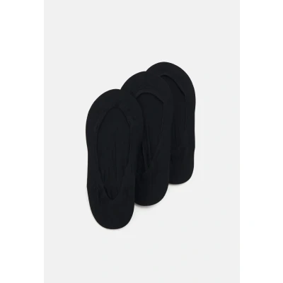 Obrázek Lindex Steps Solid 3 PACK Sportovní ponožky, Ženy, Velikost: 39 41, Black