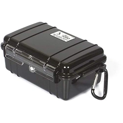 Obrázek Peli 1050 Micro Case ochranný skořepinový box na malé předměty, vodotěsnost IP67, objem 1 l, černá/černá gumová vložka