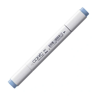 Obrázek COPIC Classic Marker Typ B 21, Baby Blue, profesionální zvýrazňovač rozvržení, se širokou a jemnou špičkou