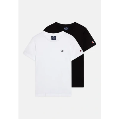 Obrázek Champion CREW NECK Unisex 2 PACK Jednoduché tričko pro děti, Velikost: 102/107, White