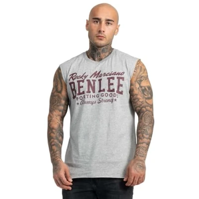 Obrázek Benlee Schmale Passform Top, Muži, Velikost: Large, Marl grey