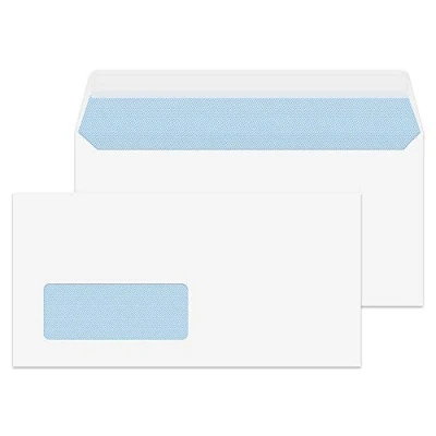Obrázek Blake Envelopes Purely Everyday 23884 dopisní obálky samolepicí s okénkem bílé DL 110 x 220 mm 100 g/m² 500 kusů