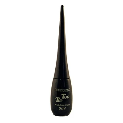 Obrázek Eulenspiegel 671115 Profi Aqua Liquid Tip Top černá, láhev se štětcem, 5 ml, Halloween, karneval, tematická oslava