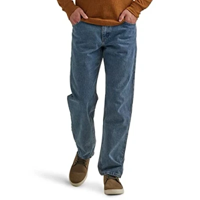 Obrázek Wrangler pánské Authentics Men&#039;s Classic Relaxed Fit Flex Jeans, Stonewashed, 44 W/32 L