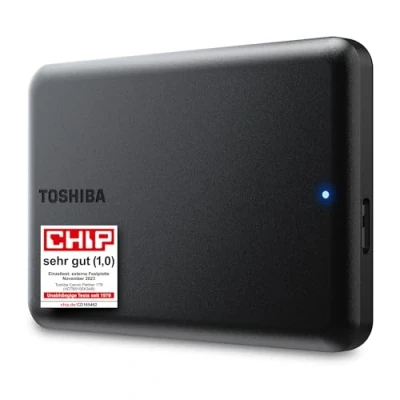 Obrázek Toshiba Canvio Partner 1TB přenosný externí HDD, USB 3.2 Gen 1, kompatibilní s Mac a Windows, provoz