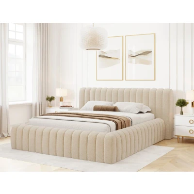 Obrázek Postel Carilla + kovový rám / plynový výtah úložný prostor 180x200 Materiál Dekor: Royal 18