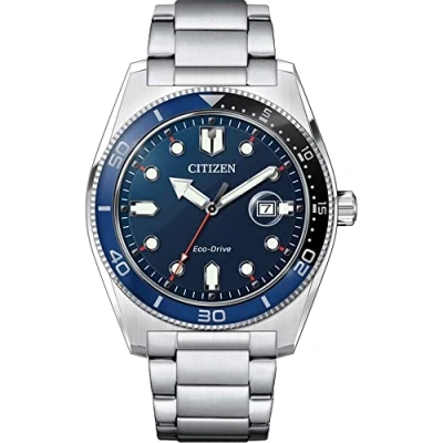 Obrázek CITIZEN Pánské analogové hodinky Quarz s náramkem z ušlechtilé oceli AW1761 89L, stříbrné, stříbrná, Sportovní