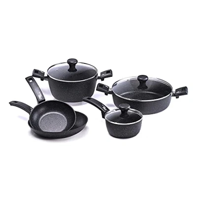Obrázek Moneta 8 Stück Batt.8 ETNEA Ecommercare, Aluminium, Schwarz