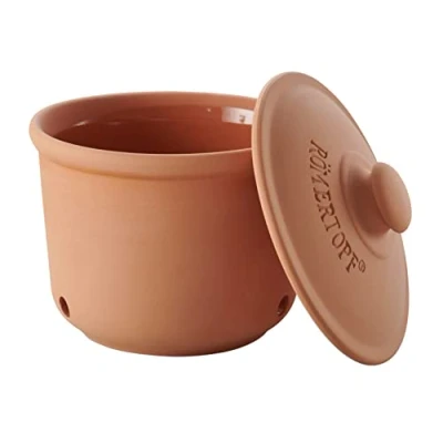 Obrázek Hrnec na římské zásoby Medi z přírodní keramiky Nádoba skladování Ø 16 cm, výška 17 cm