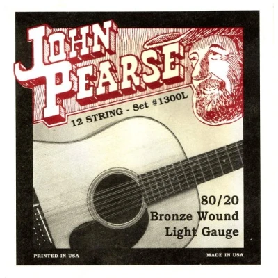 Obrázek John Pearse 1300l JP 12 struny Light Gauge