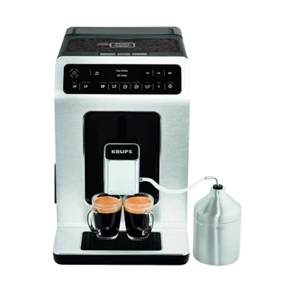 Obrázek Kávovar Krups Evidence One Touch Cappuccino, OLED ovládání s dotykovou obrazovkou, 2,1 l, kov