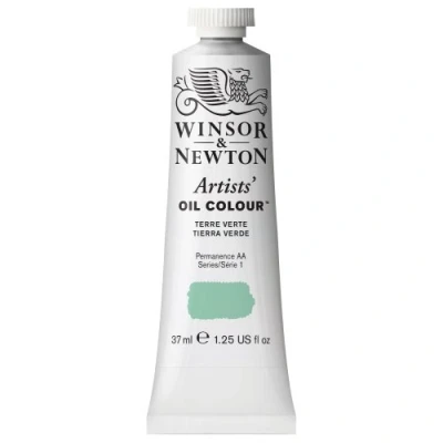 Obrázek Winsor &amp; Newton olejová barva 1214637 Artists 37 ml tuba, umělec s nejvyšší možnou pigmentací, světlostálost zelená země