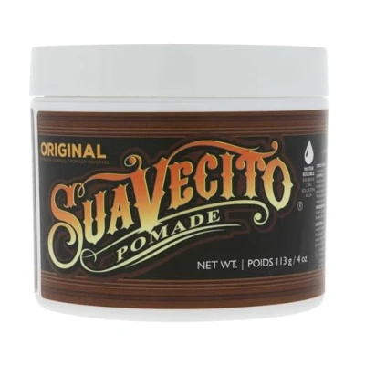 Obrázek Suavecito Pomade Original Hold, Medium Hold Hair For Men, Shine Water Based Wax, 113g