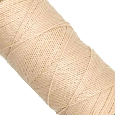 Obrázek LINHASITA, Cívka příze, navoskovaná, 100 g / 170 metrů, tloušťka: 1 mm, polyester, macramé 30 barev metros ekrü