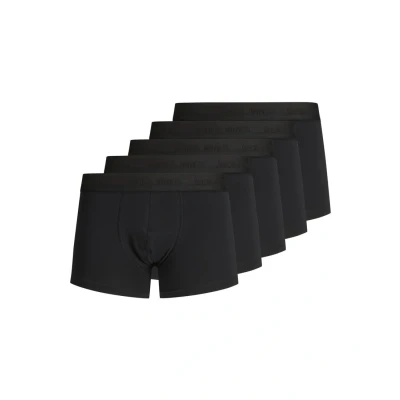 Obrázek JACK &amp; JONES Male Trunks 5dílné balení Trunks, černá, M