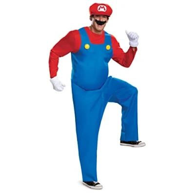 Obrázek Nintendo Super Mario Brothers Deluxe Gaming Kostüm für Erwachsene