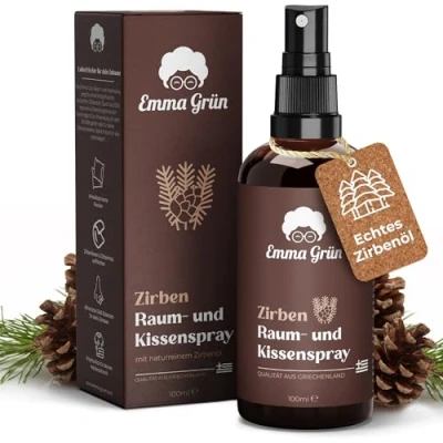 Obrázek Emma Grün® sprej proti limbám a vůně borovice limba 100 ml [AUS WILDWUCHS] pokojový &amp; na polštář s čistě přírodní borovicovou cembra limby vůni,