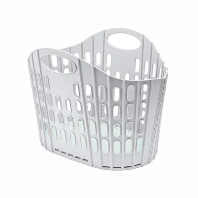 Obrázek Addis Wäschekorb, faltbar, flach, leicht zu verstauen, Dunkelgrau, 38 L