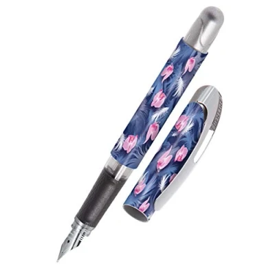 Obrázek Online Plnicí pero College Floating, inkoustové pro praváky, ergonomická rukojeť, vysoce kvalitní iridiové medium, standardní kazety, vč. kombinované patrony modré, vhodné