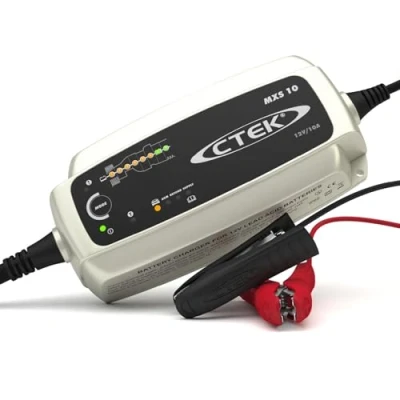 Obrázek CTEK MXS 10 plně automatická nabíječka (základní nabíjení, oživení, udržovací nabíjení baterií větších aut, karavanů, člunů, obytných automobilů) 12 V, A EU konektor