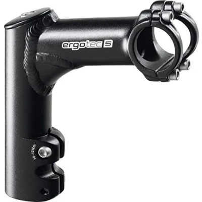 Obrázek ergotec Představec pro dospělé Unisex Ahead Comfi 25. 4 / hliník Al6061 t6, 15 představec, černý, 120 mm EU