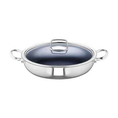 Obrázek Schulte Ufer Pánev na dušení Romana XXStrong, nerezová ocel, stříbrná, 32 cm