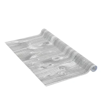 Obrázek Venilia Lepicí fólie Perfect Fix® Vzhled dřeva prkna šedá dřevěná 45 cm x 2 m, tloušťka 150 μ samolepicí nábytková fólie, dekorační žádné bubliny, kuchyňská PVC bez ftalátů