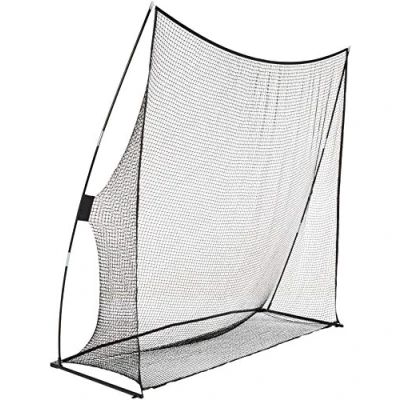 Obrázek Amazon Basics golfová tréninková síť, přenosná, 2,44 x m, černá