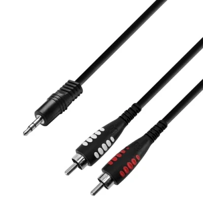 Obrázek Audio Kabel 3,5 mm Jack Stereo na 2 x Cinch male