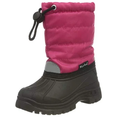 Obrázek Playshoes Unisex Dětské zimní Bootie sněžnice, Tmavorůžová