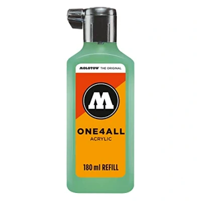 Obrázek Molotow ONE4ALL Refill Acryl, barva 234 calypso střední 180 ml, náhradní inkoust pro permanentní popisovače
