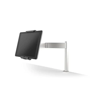 Obrázek Durable Stolní držák na tablet (s otočným ramenem pro tablety 7 13 palců, otočný o 360 s pojistkou proti krádeži), stříbrný/antracitový, 893123