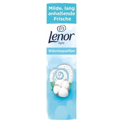 Obrázek Lenor Light parfém na prádlo svěží bavlněný květ 275 g, pro jemný, dlouhotrvající svěžest