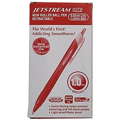 Obrázek TINTENROLLER UNI BALL JETSTREAM 1 MM ROT