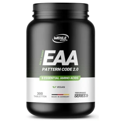 Obrázek WEHLE aminokyseliny tablety [300 kusů] Multi Amino EAA komplexní vysoké dávky esenciální Acids 8 EAAS (300 tablet)