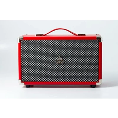 Obrázek GPO Westwood Retro 25W reproduktor s Bluetooth a držadlem červený