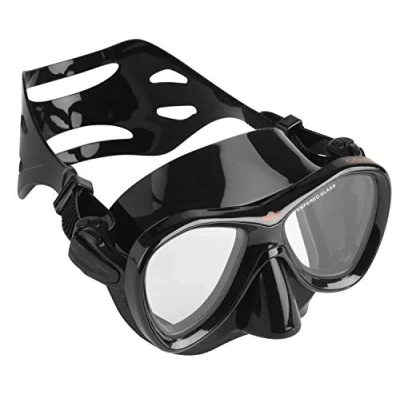Obrázek Seac Cove Maske für Tauchgänge, Speerfischen und Schnorcheln aus schwarzem, hypoallergenem Silikon, Standard