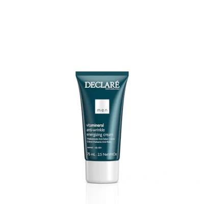 Obrázek Declaré Men Vitamineral Anti Wrinkle Energizing Cream 75 ml péče pro vitální a hladkou pokožku s vitaminem B3, C &amp; bisabolol redukuje vrásky linie normální nebo smíšenou pleť