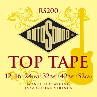 Obrázek Rotosound RS200 Jazz struny kytary Monel Flatwound 12 52