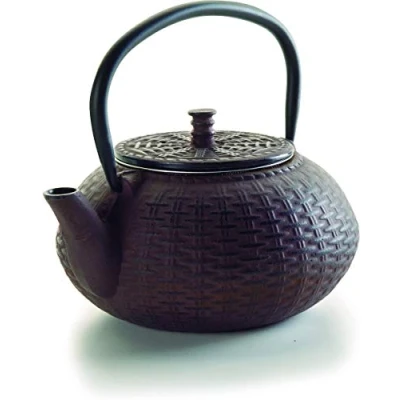 Obrázek Lacor 68668 čajová konvice železo Gesch Molzen 0, 8 L, litina, Black, 27 x 25 24 cm