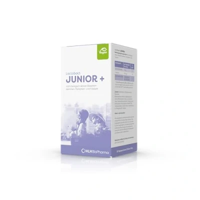 Obrázek Lactobact Junior+, 60 g biologicky aktivní kmeny bakterií růst střev pro děti